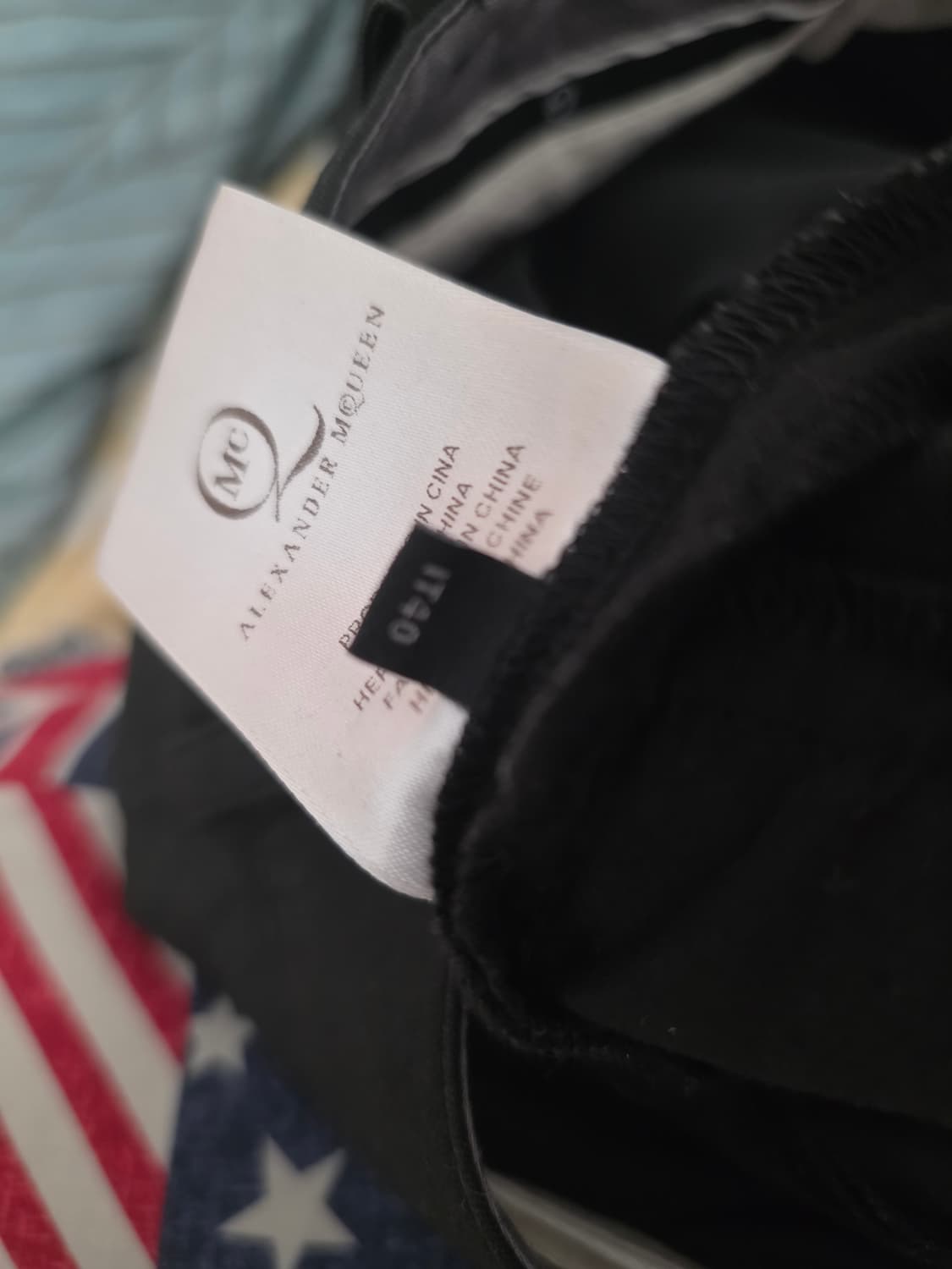 알렉산더 맥퀸 블랙 팬츠 IT40 상품이미지5