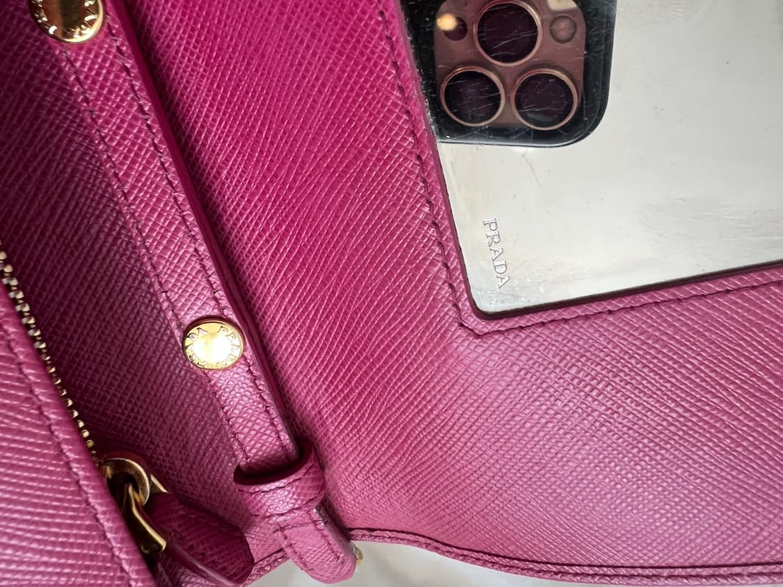 (정품)프라다 사피아노 레더 미니백  상품이미지4