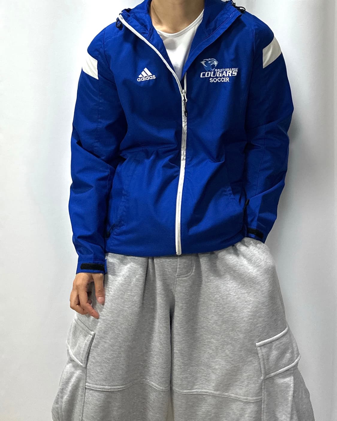 Adidas 아디다스 올드스쿨 팀 배색 바람막이 상품이미지2