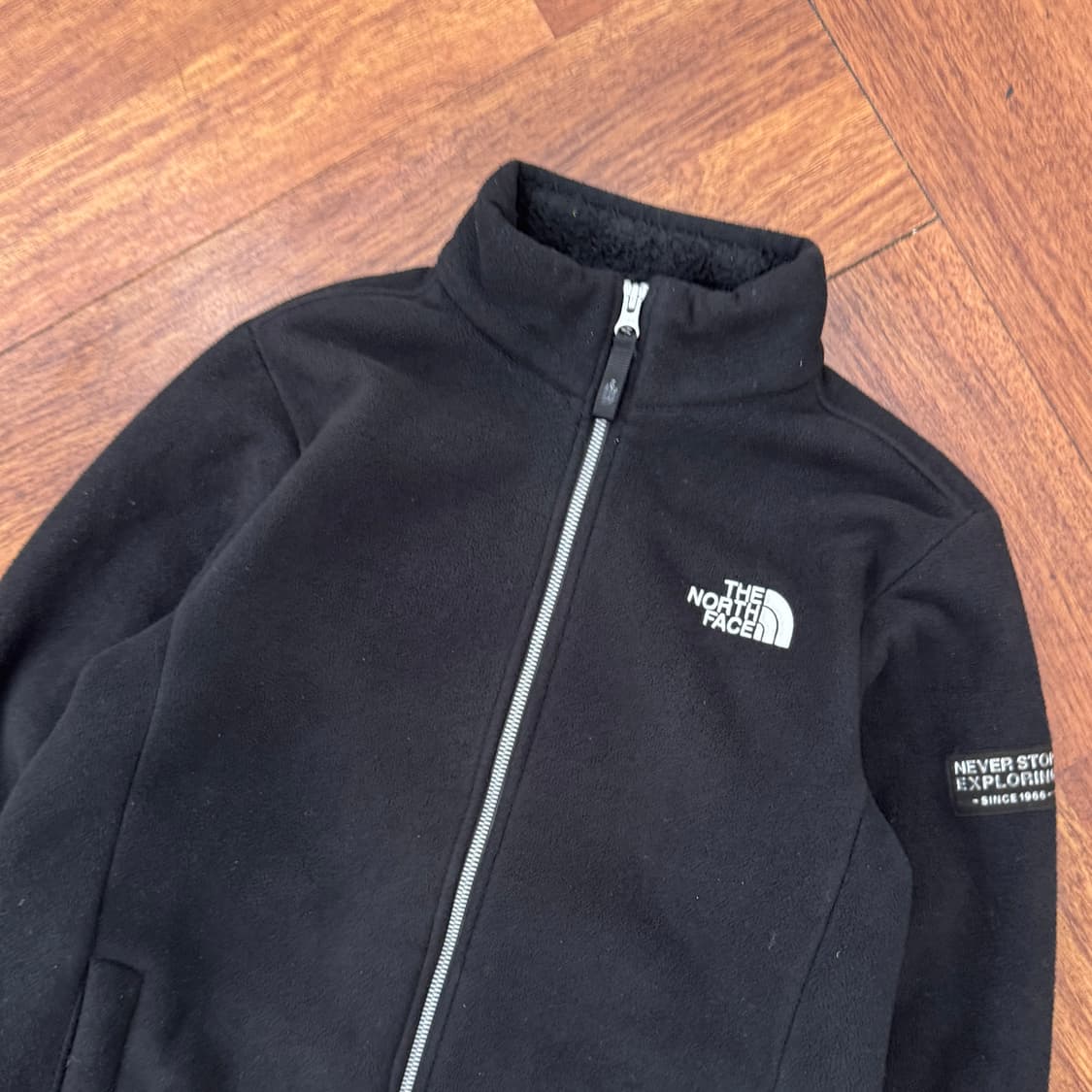 160 노스페이스 블랙 플리스 집업  상품이미지3