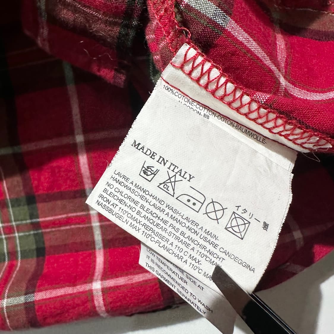 비비안 웨스트우드 ORB로고 체크 패치워크 셔츠  상품이미지6