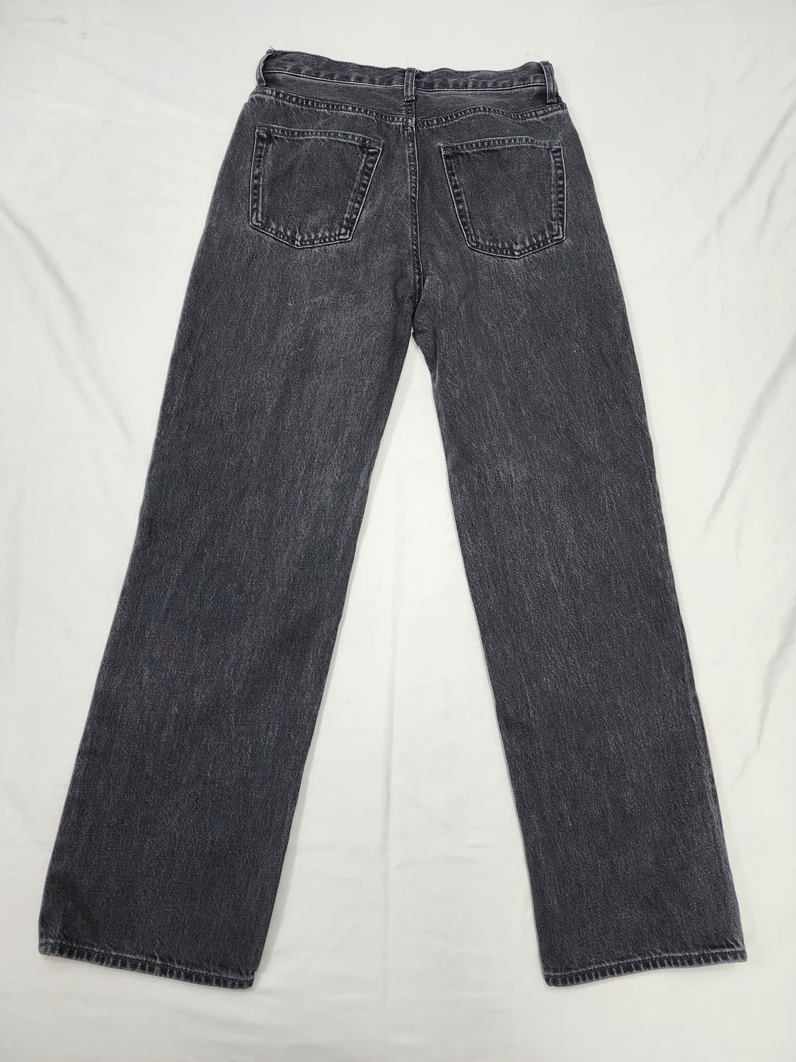 코스 하이라이즈 흑청 데님 팬츠 상품이미지2