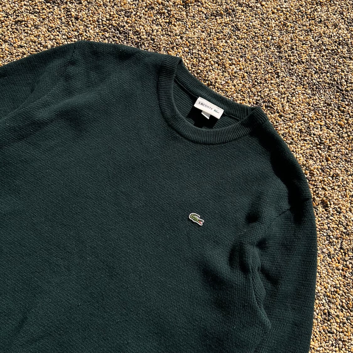 라코스테(Lacoste) 그린 크루넥 니트 상품이미지2