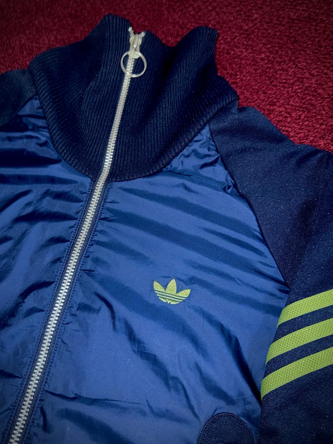 아디다스 우먼 트랙탑 져지 집업 네이비 90 상품이미지3