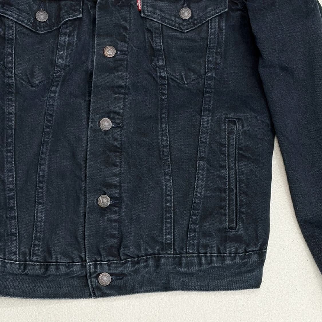 LEVI'S 블랙 트러커 자켓 S 상품이미지2