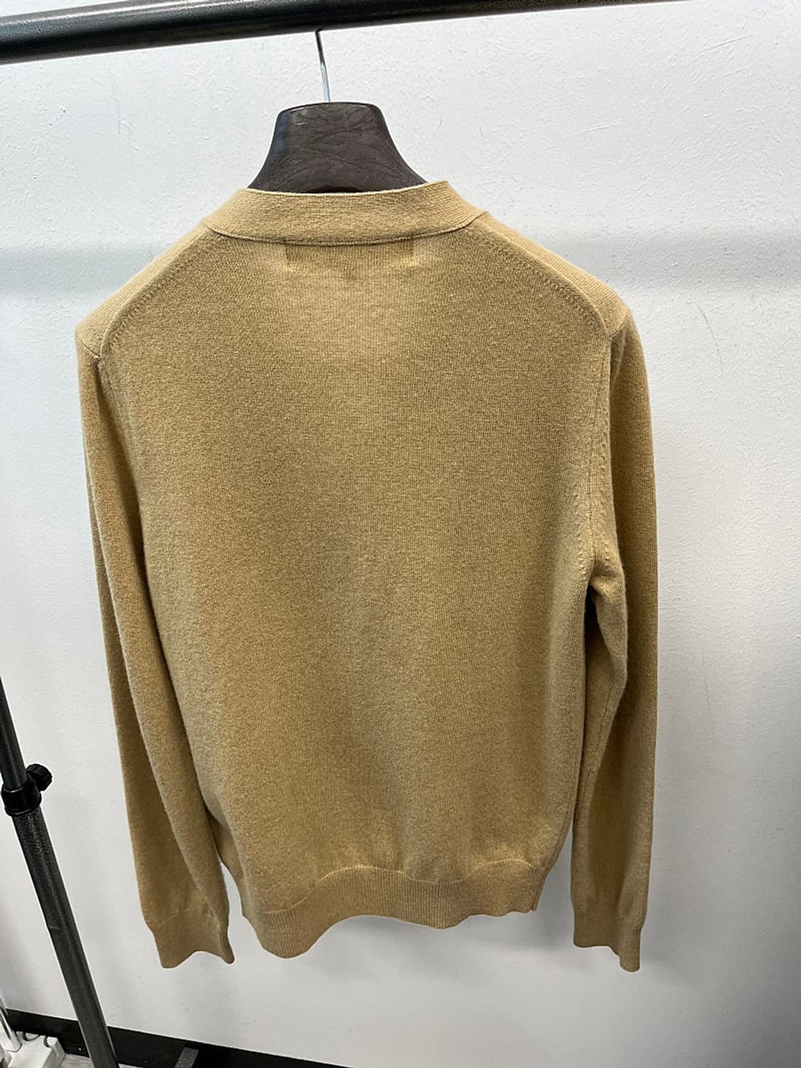 100) 꼼데가르송 블랙와펜 베이지 가디건 상품이미지5