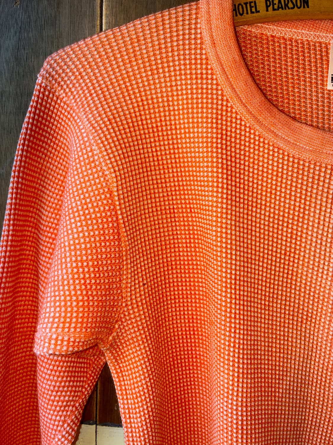 80’s Vintage Waffle Thermal Tee 상품이미지4