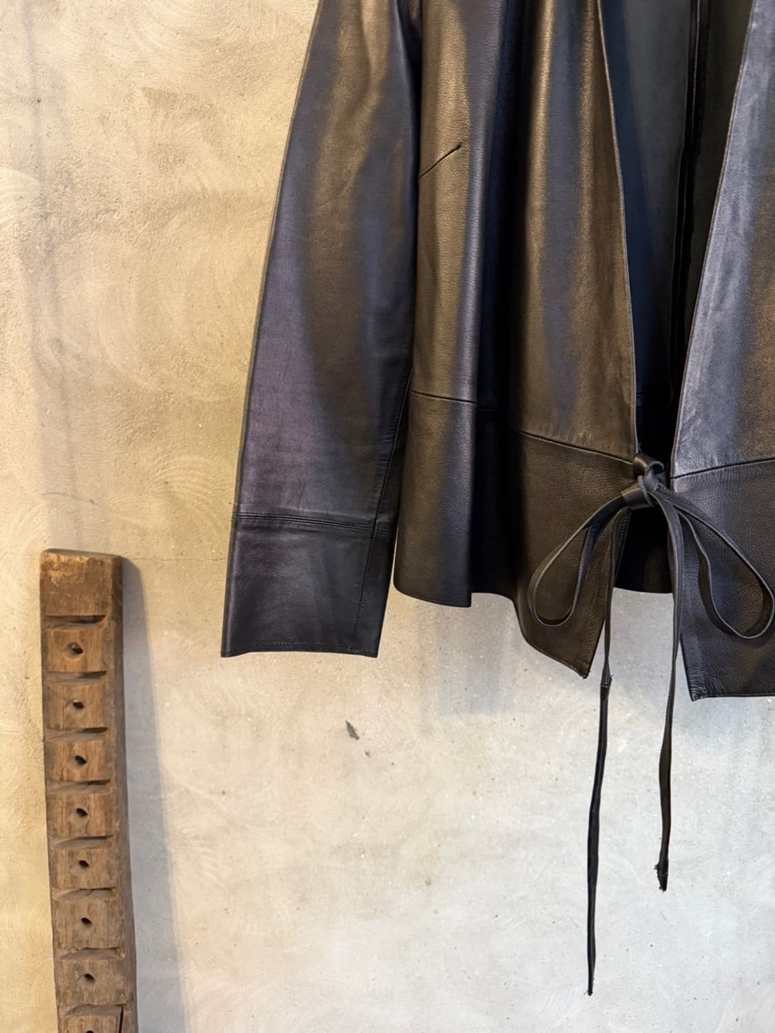 TSE 캐시미어 램스킨 레더 자켓 55 상품이미지4