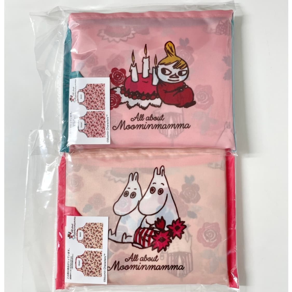 무민 접이식 에코백 빅사이즈 장바구니 베이지 상품이미지4