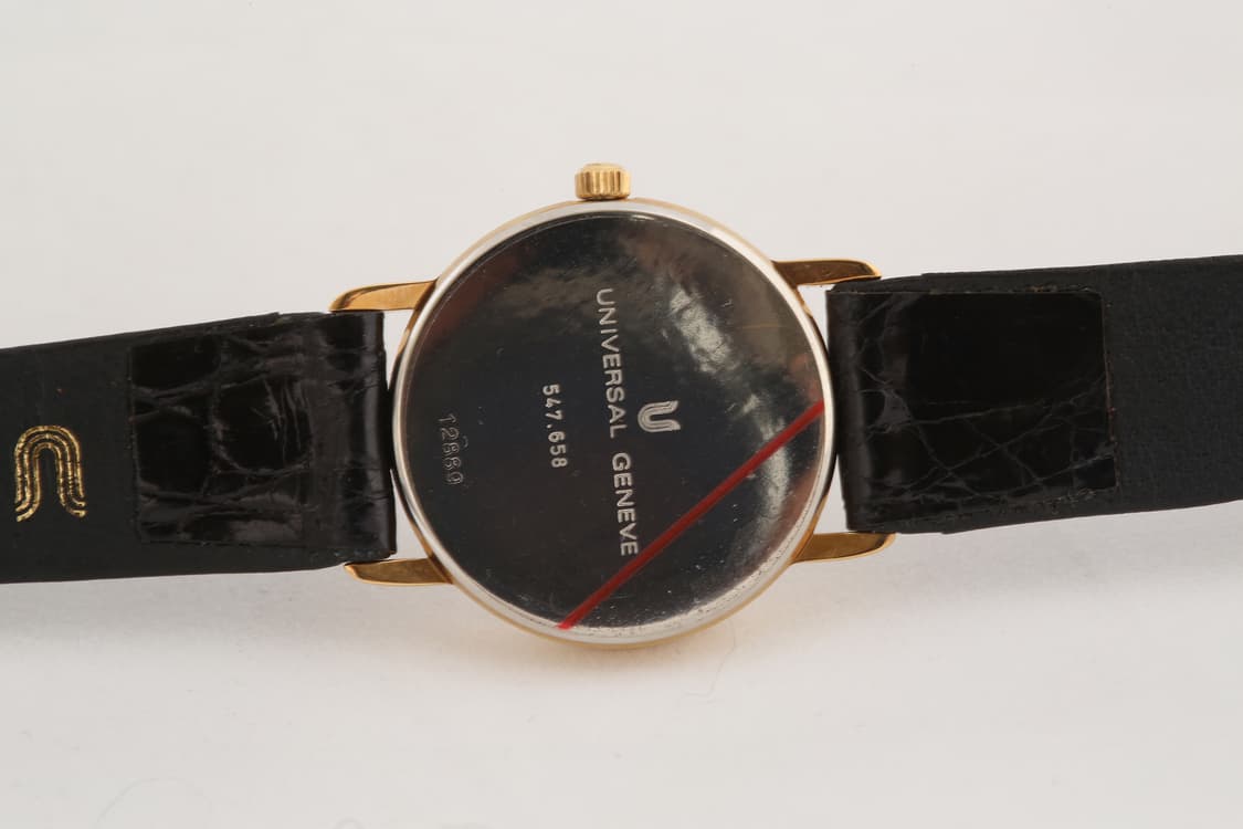 유니버설 제네브 실버 다이얼 여성용 쿼츠 시계 상품이미지3