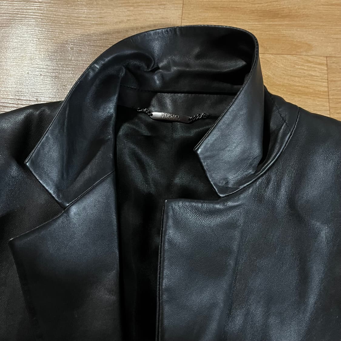 [105] 베르사체 램스킨 가죽자켓 상품이미지3