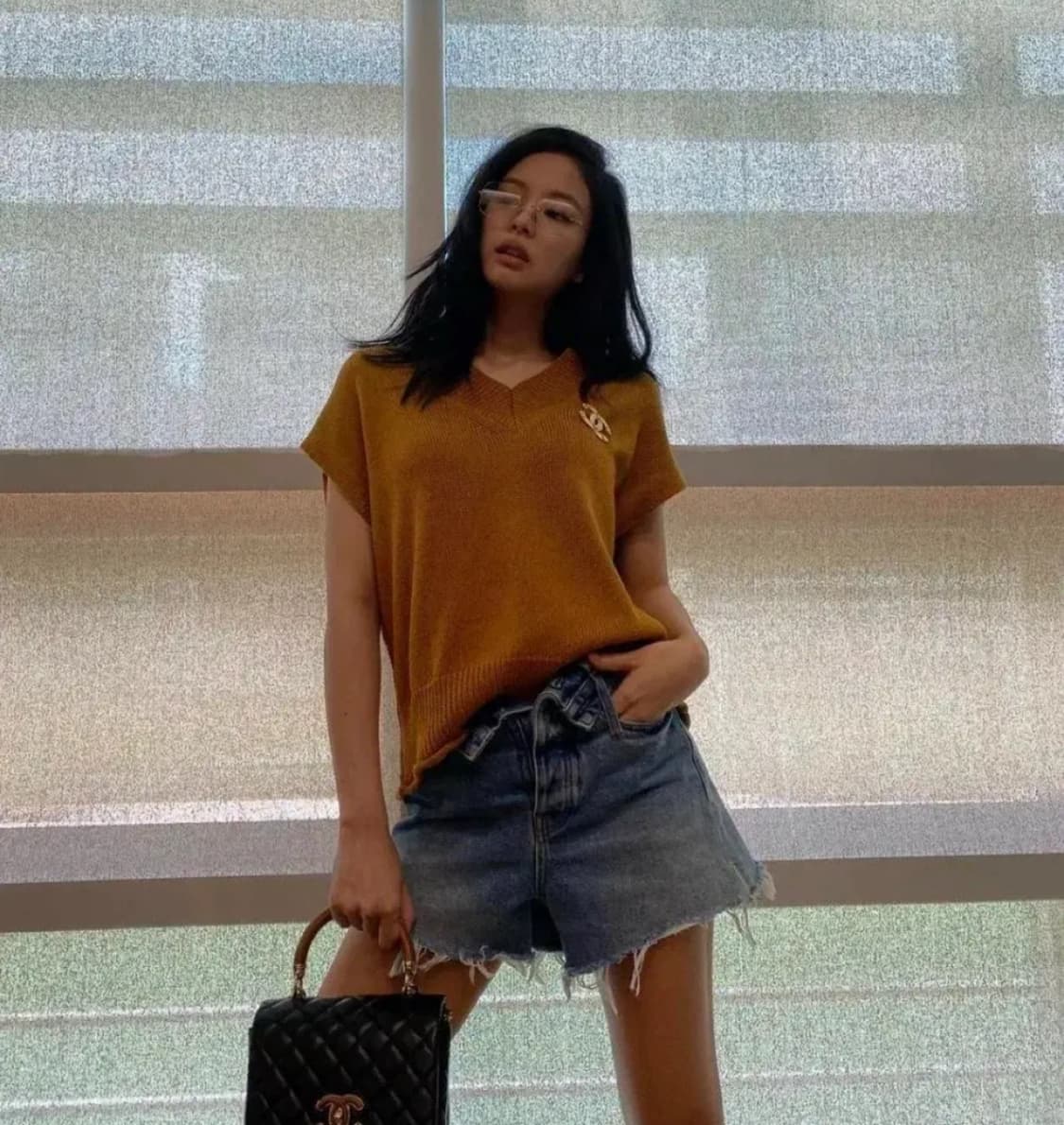 새상품) 제니 알렉산더왕 바이트 플립 청바지 데님쇼츠 상품이미지5