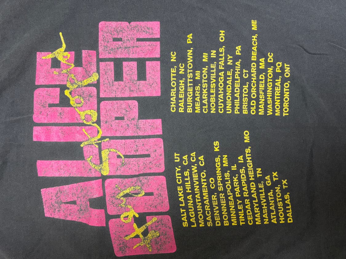 빈티지 Alice Cooper Brockum밴드티 made in usa 상품이미지7