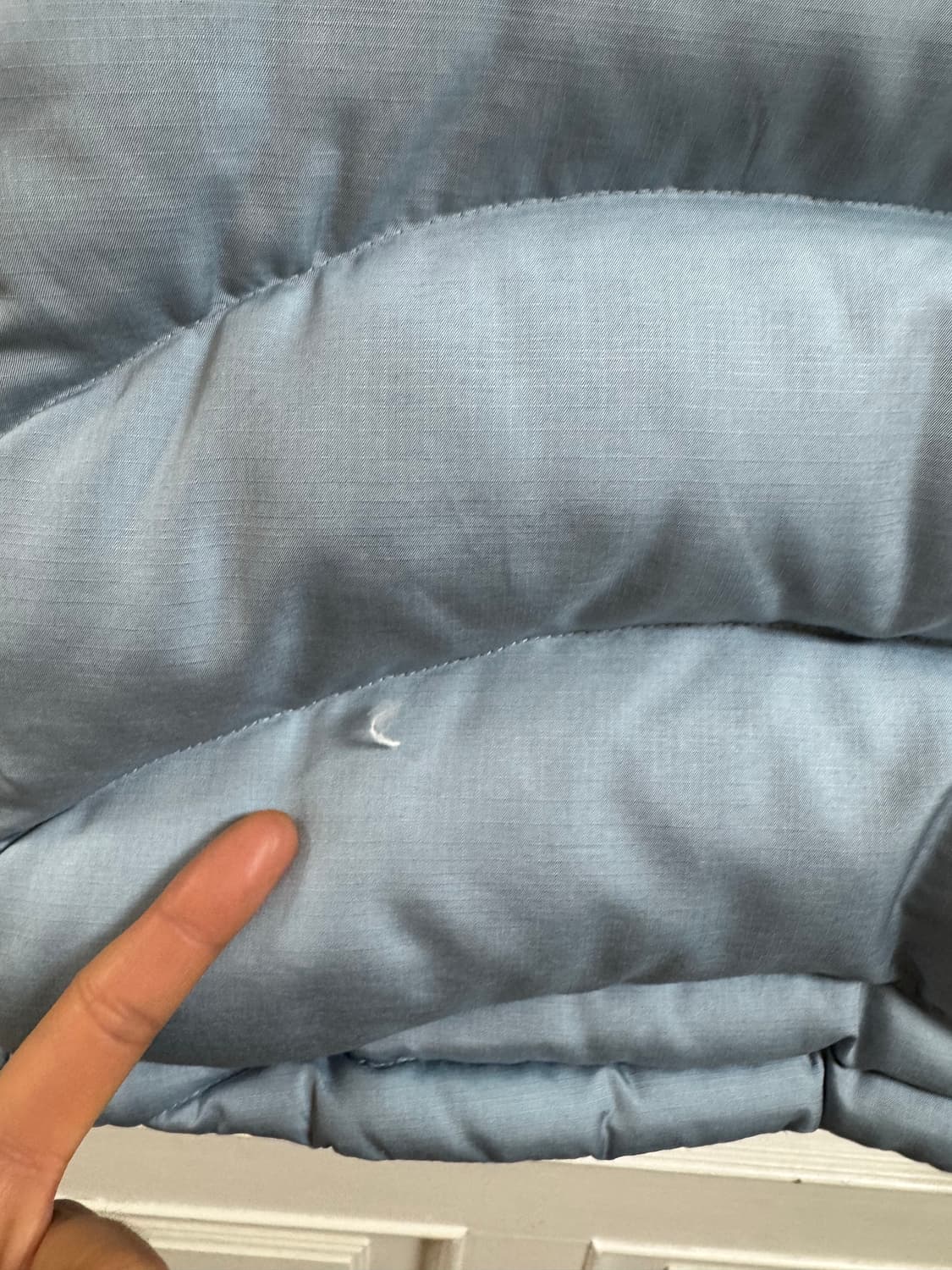 파타고니아 Patagonia 하늘색 구스다운 패딩 조끼 베스트 상품이미지8