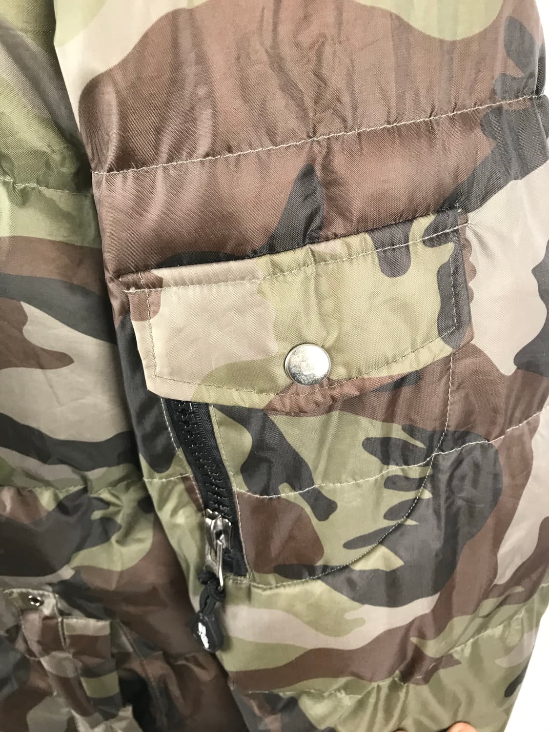 카모 밀리터리 패딩 푸퍼 자켓 올드스쿨 y2k 빈티지  상품이미지5