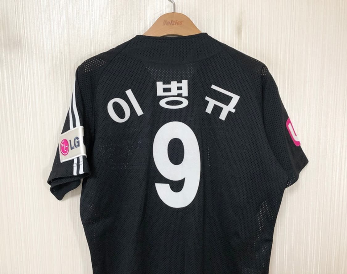 KBO 데상트 LG트윈스 원정유니폼/검니폼 100 #9 이병규 상품이미지9