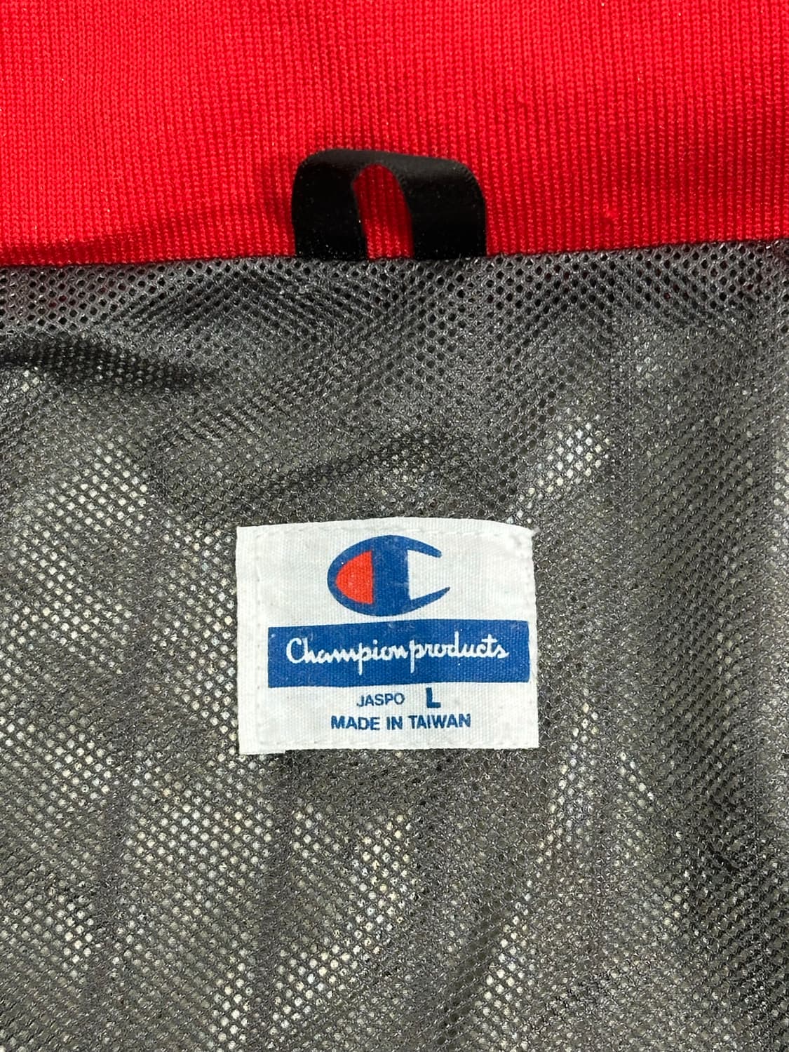 일본판 챔피온 메탈 실버 올드스쿨 배색 바람막이 자켓 L 상품이미지7