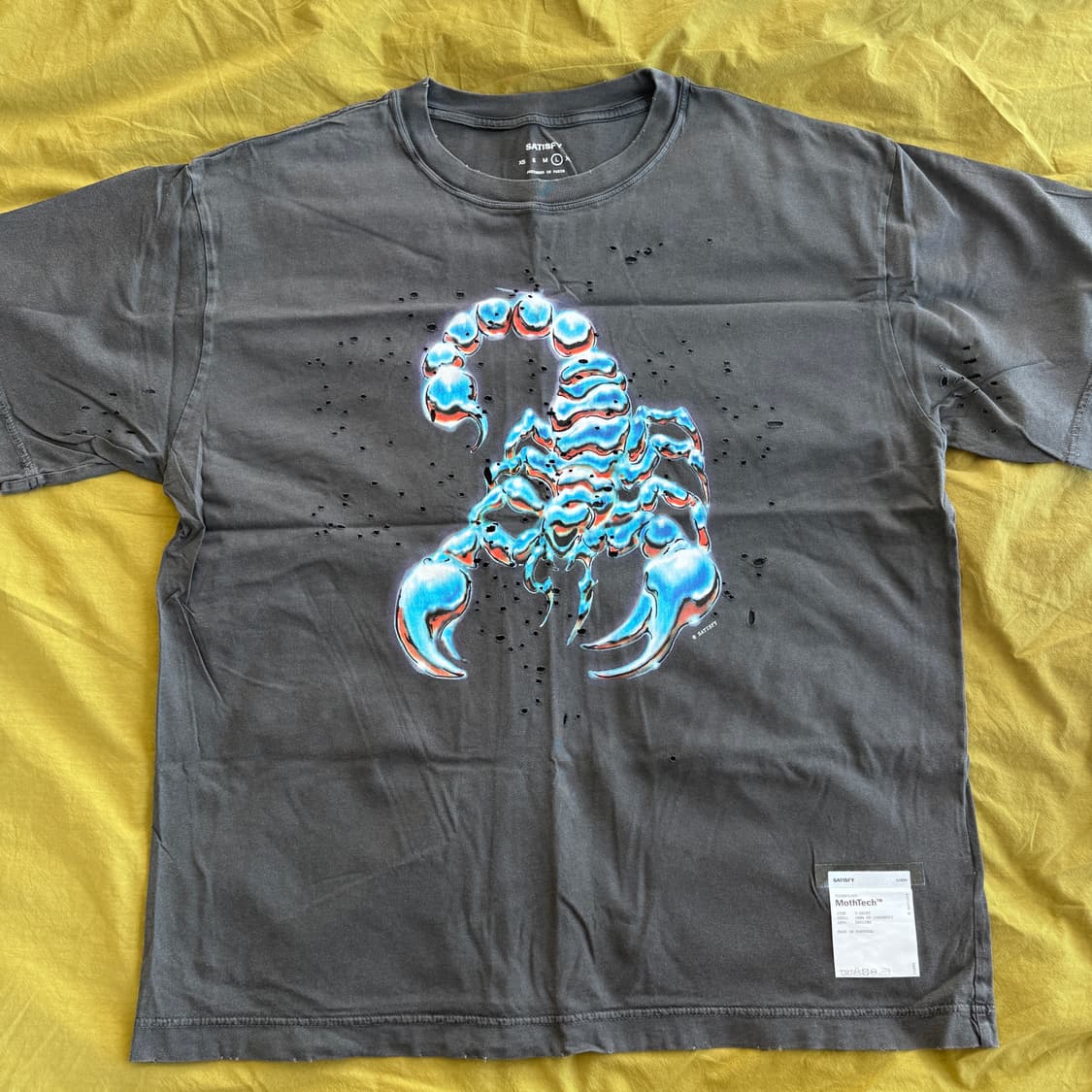 [3] 새티스파이 전갈 모스테크 티셔츠 새상품급 상품이미지2
