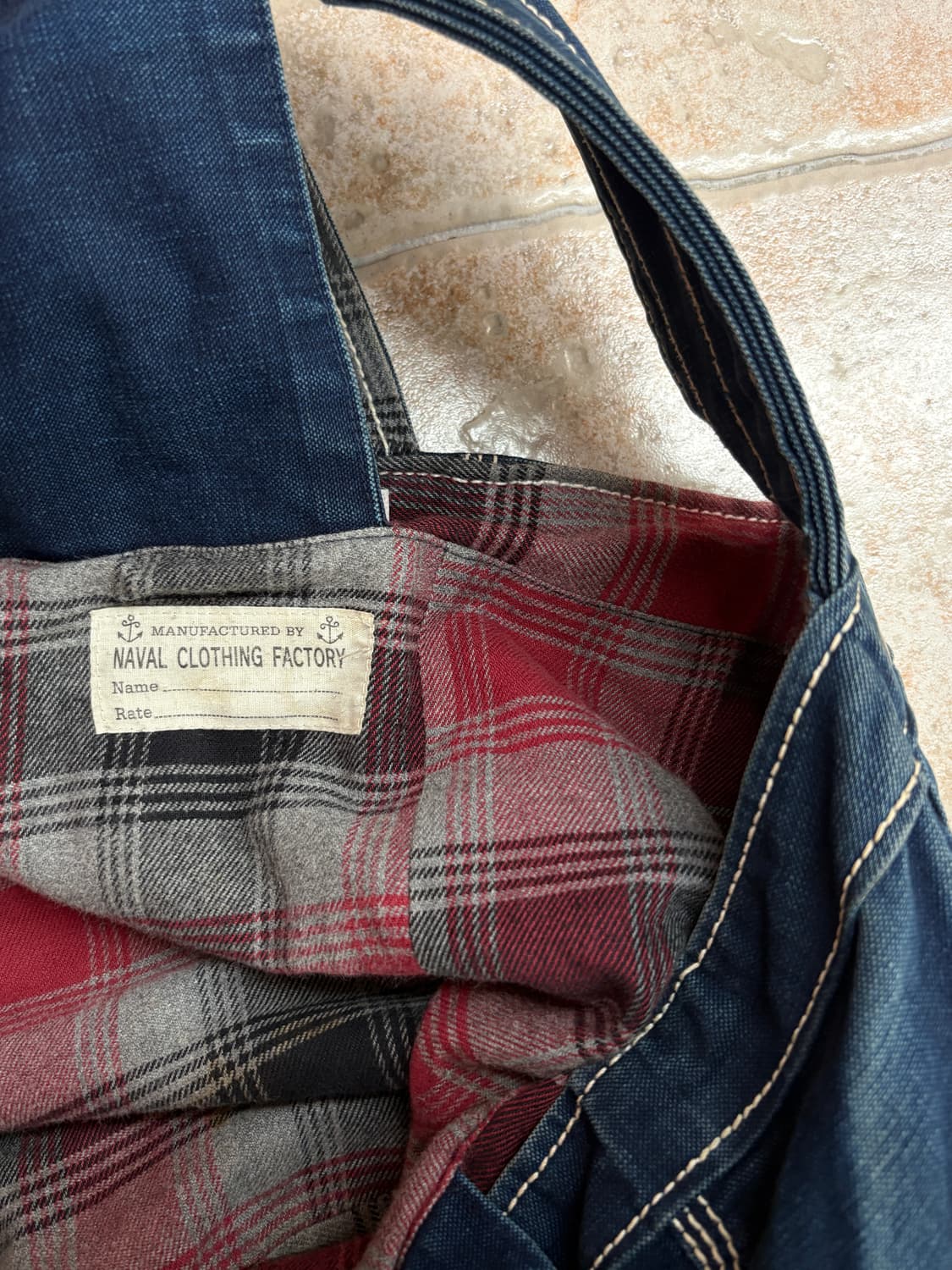 Jerado canvas messenger bag USN 상품이미지6