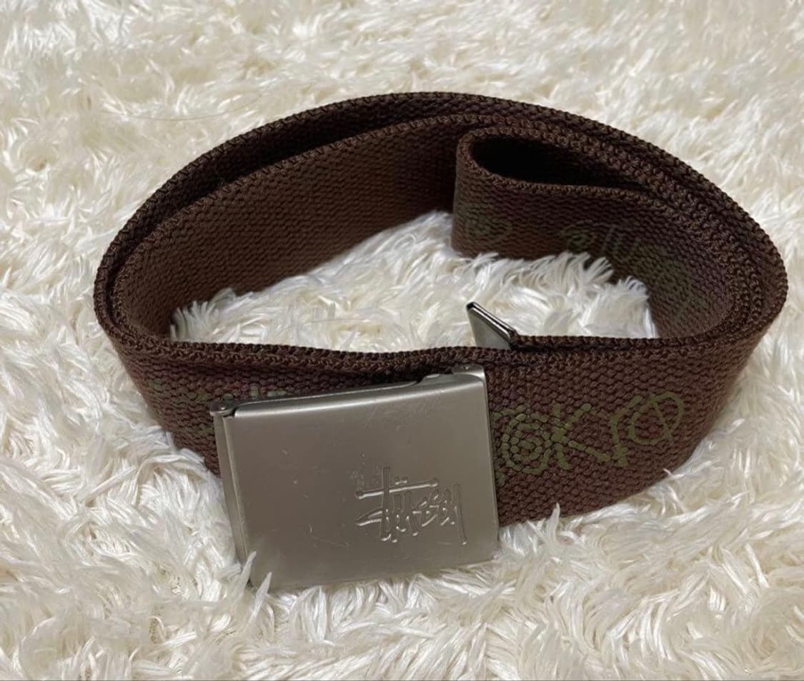 스투시 인터내셔널 로고 자카드 웹 벨트 상품이미지1