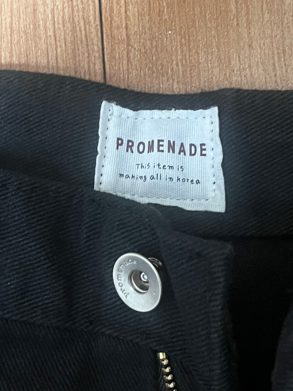 지그재그 블랙업 와이드팬츠 상품이미지2