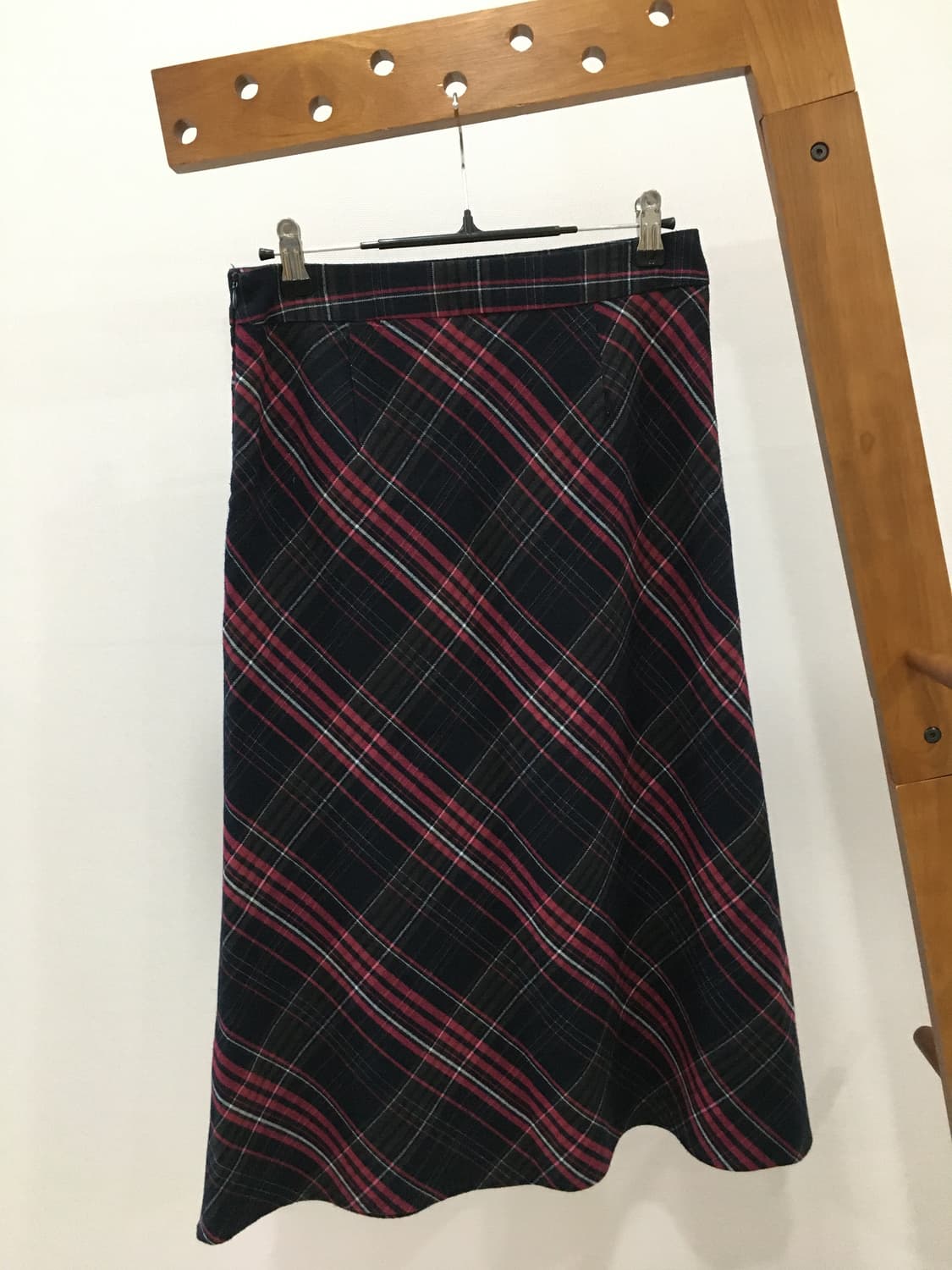 빈티지 체크 프릴스커트 상품이미지2