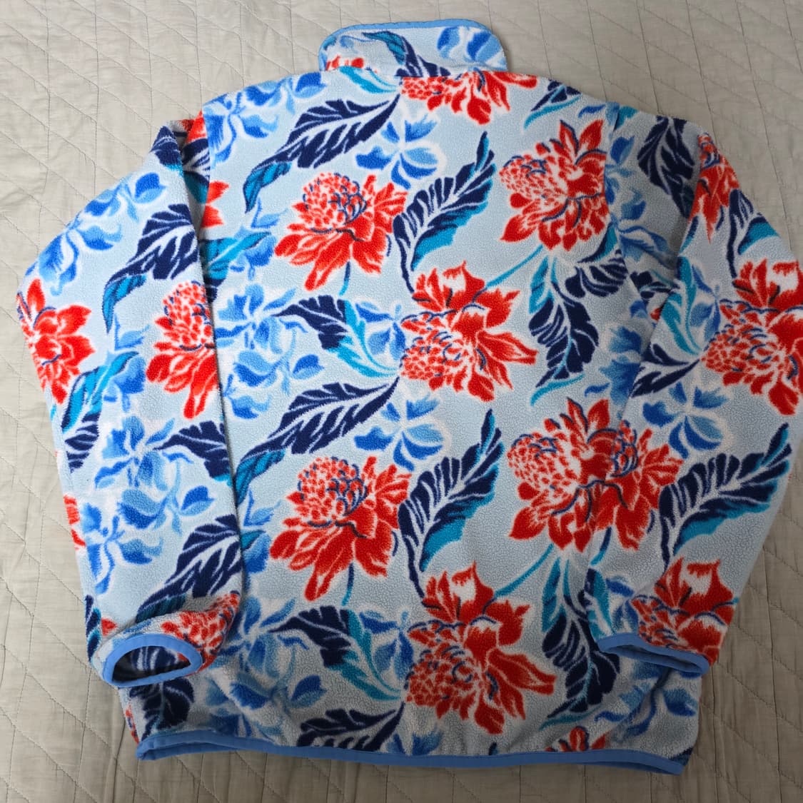 [W/L] 빈티지 파타고니아 신칠라 플리스 스냅 풀오버 플라워 카모 상품이미지6