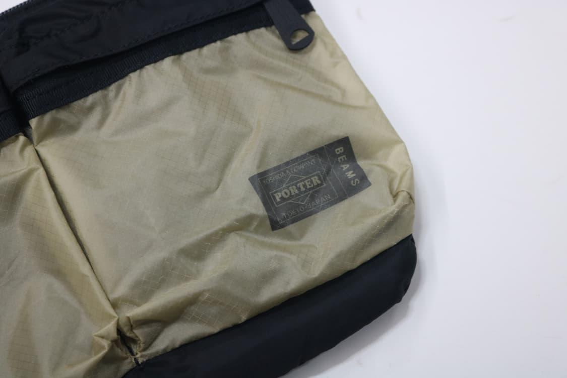 PORTER × BEAMS 포터 빔즈 협업 투톤 립스탑 사코슈백 상품이미지4