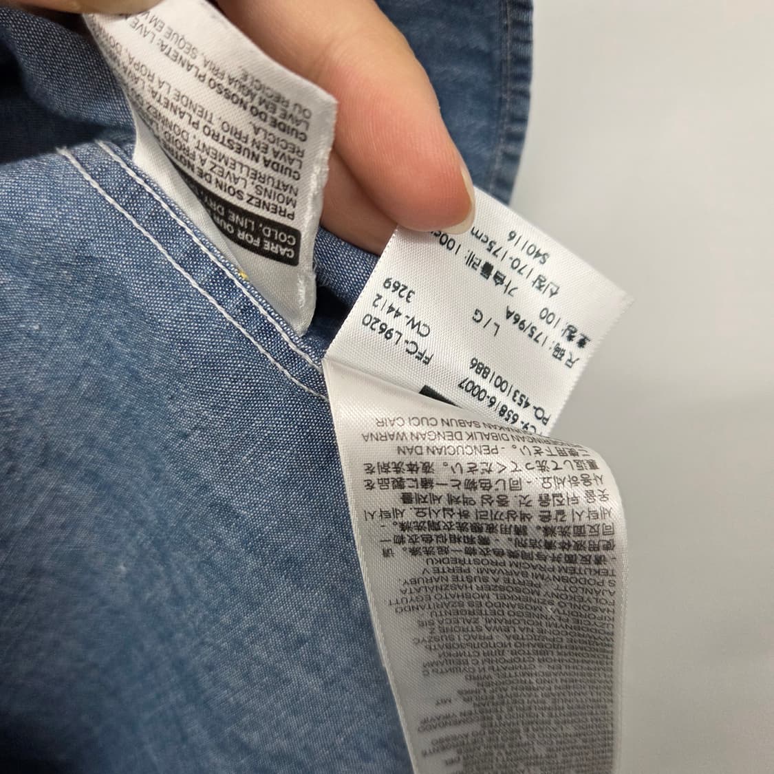 리바이스 데님 웨스턴 셔츠 남L 상품이미지7