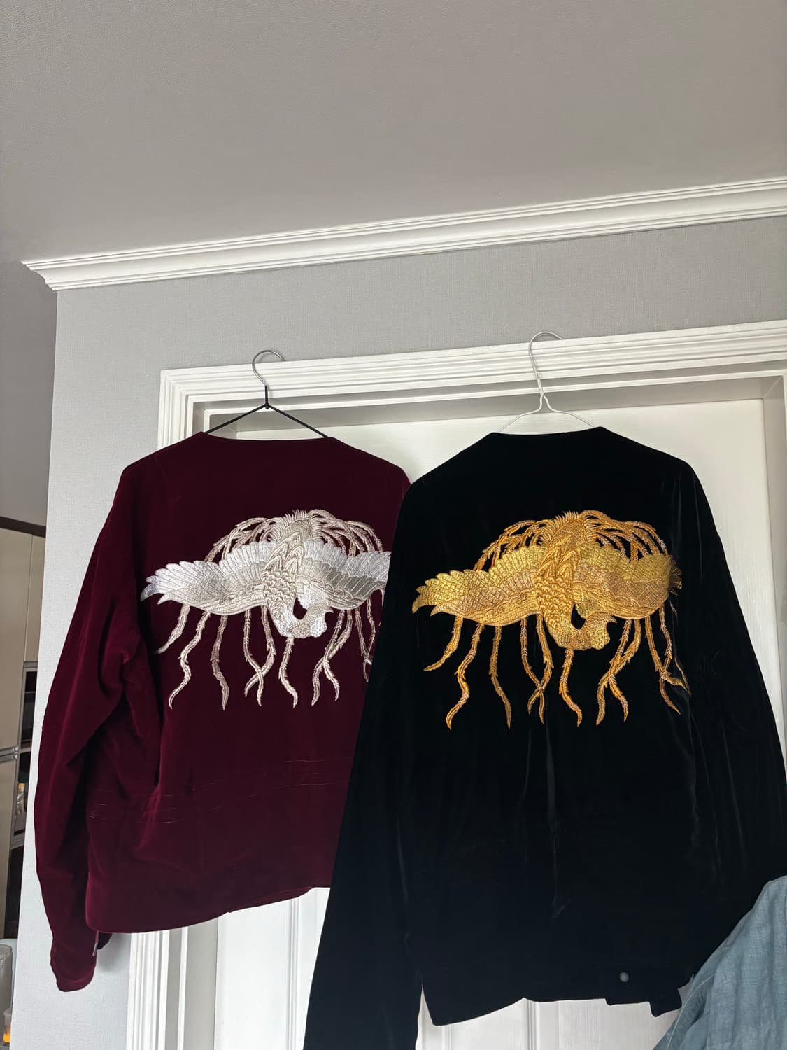 [M] 사스콰치패브릭스 17aw 봉황자켓 블랙 상품이미지5