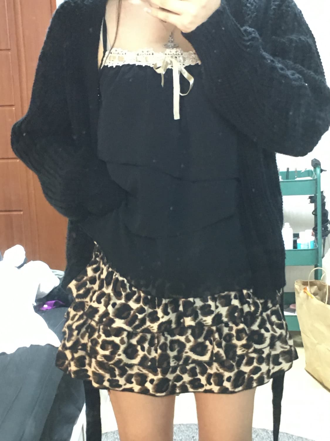 오네갸루 호피 코디셋  상품이미지2