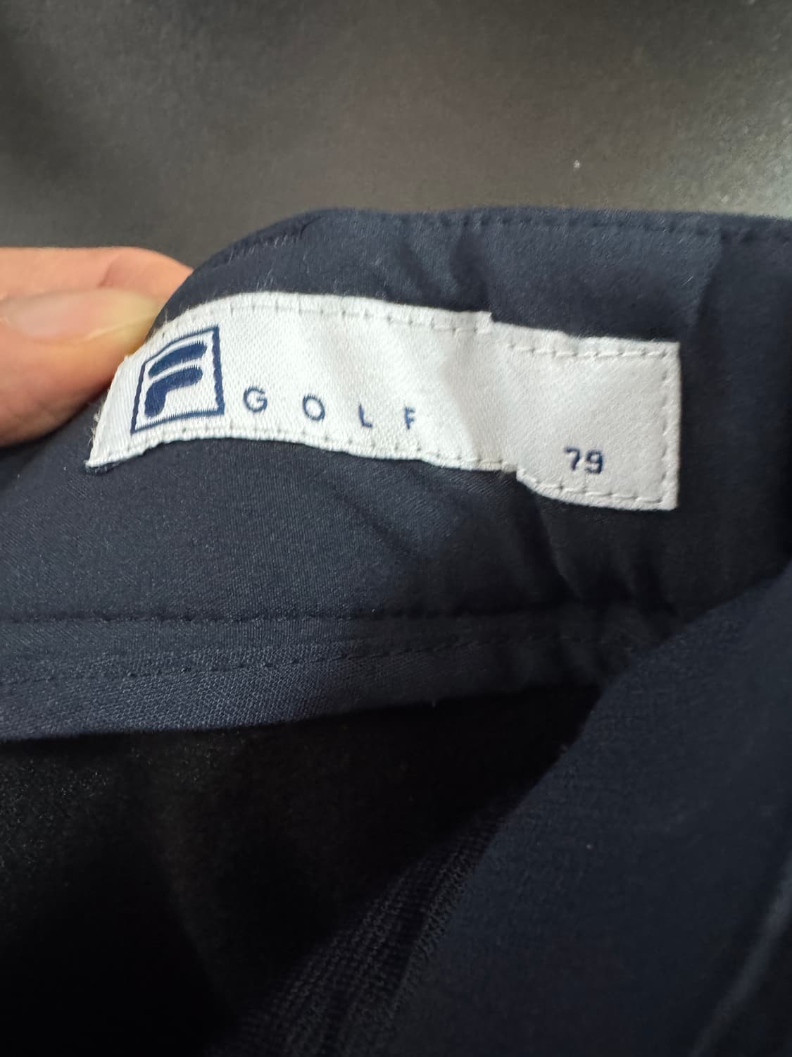 여성 22년도 휠라 Fila 골프 네이비 기능성 스윙팬츠 상품이미지5