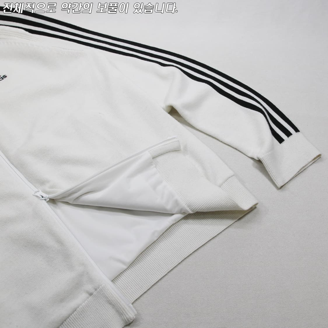 (착용컷) 아디다스 니트 집업 자켓 (남성용 L) 상품이미지6