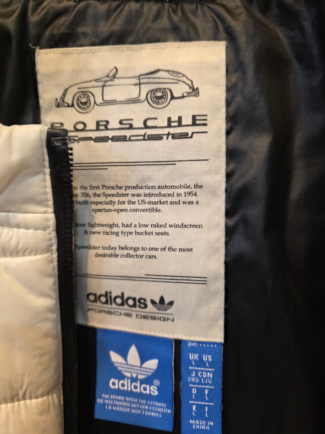 아디다스 포르쉐 디자인 스피드스터 패딩조끼 L 사이즈 상품이미지1