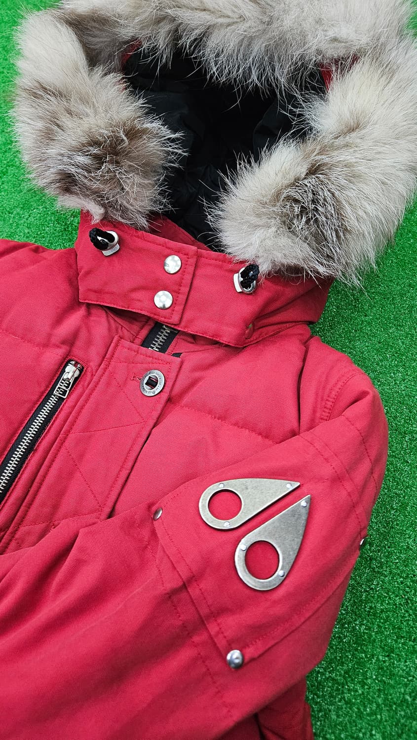 (정품)무스너클 여성 패딩 S/P 빨강 상품이미지4