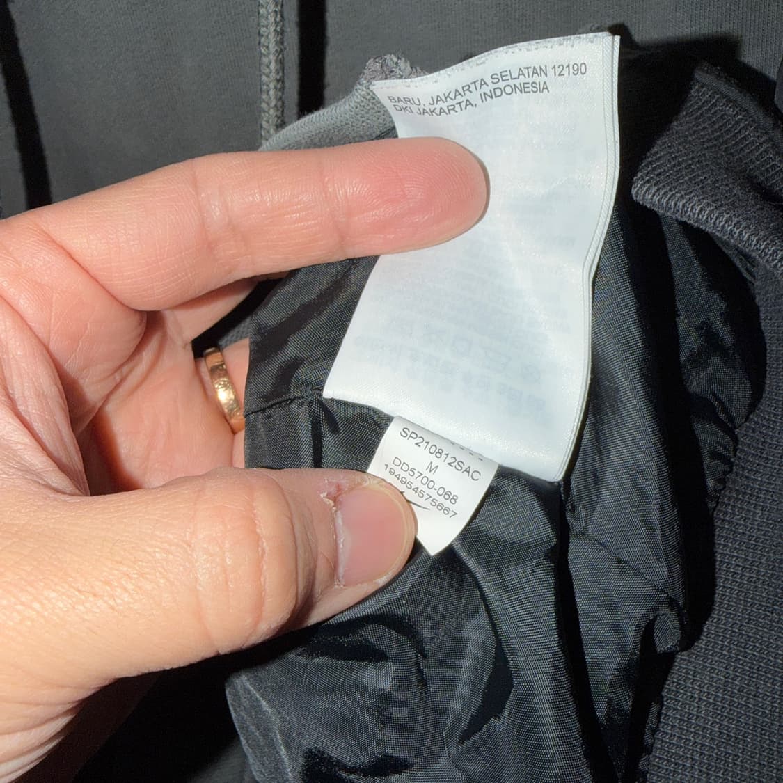  나이키 NSW 후드 BRS 아이언 그레이 M (남성 105까지) 상품이미지10