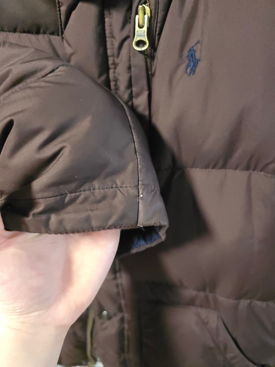 폴로 빈티지 패딩 브라운 95 상품이미지3