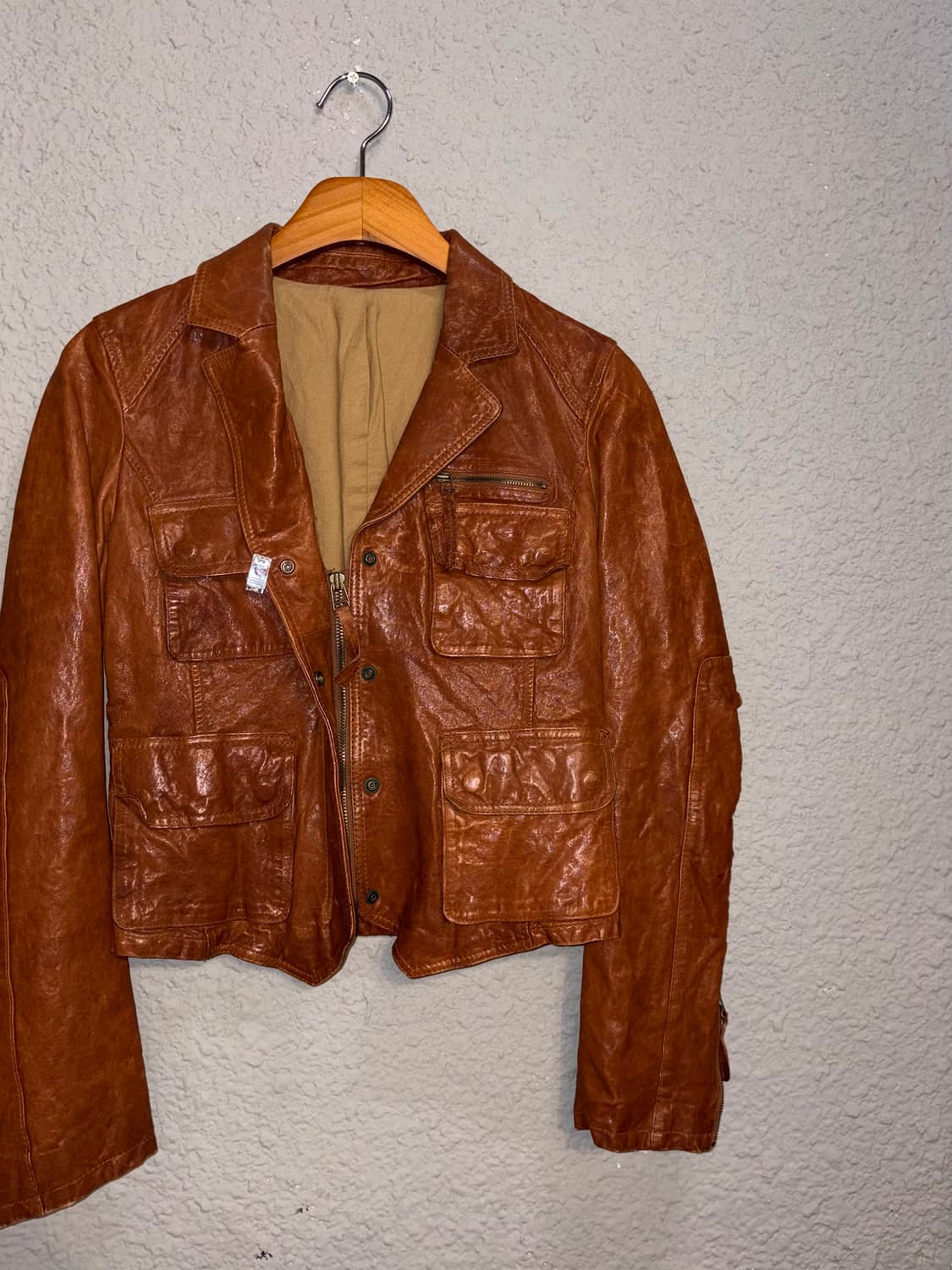 빈티지 가죽자켓 상품이미지7