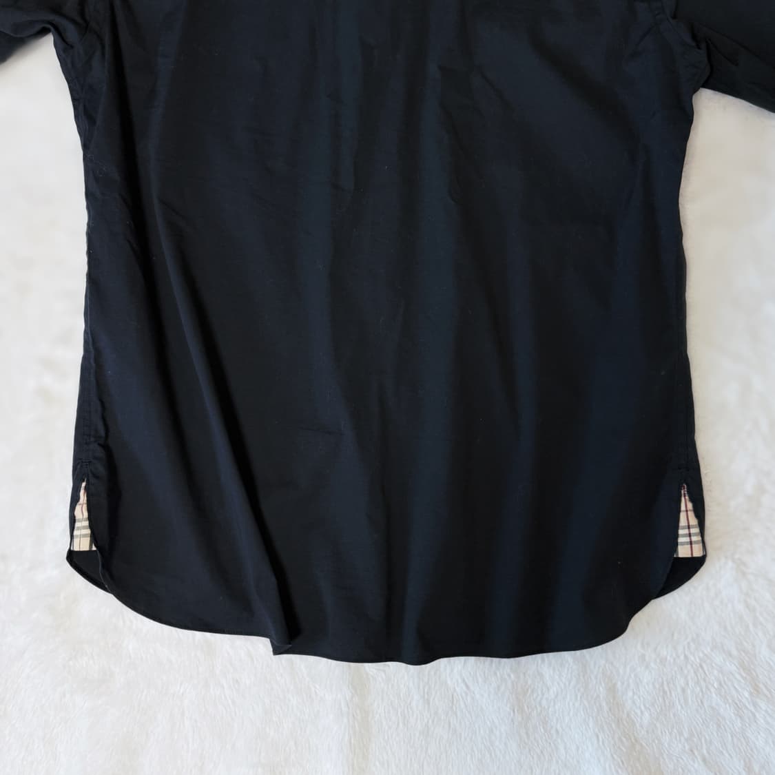 Burberry 버버리 블랙라벨 블랙 노바체크 셔츠 상품이미지4