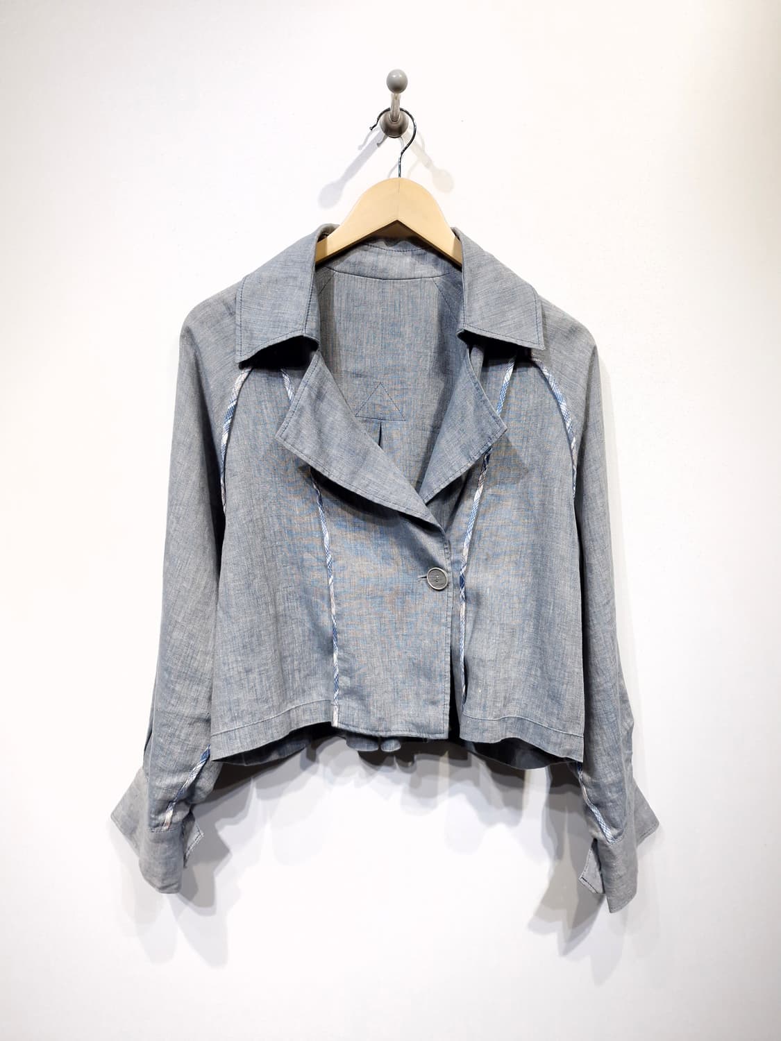 THEILMA 더일마 린넨 크롭 자켓 상품이미지1