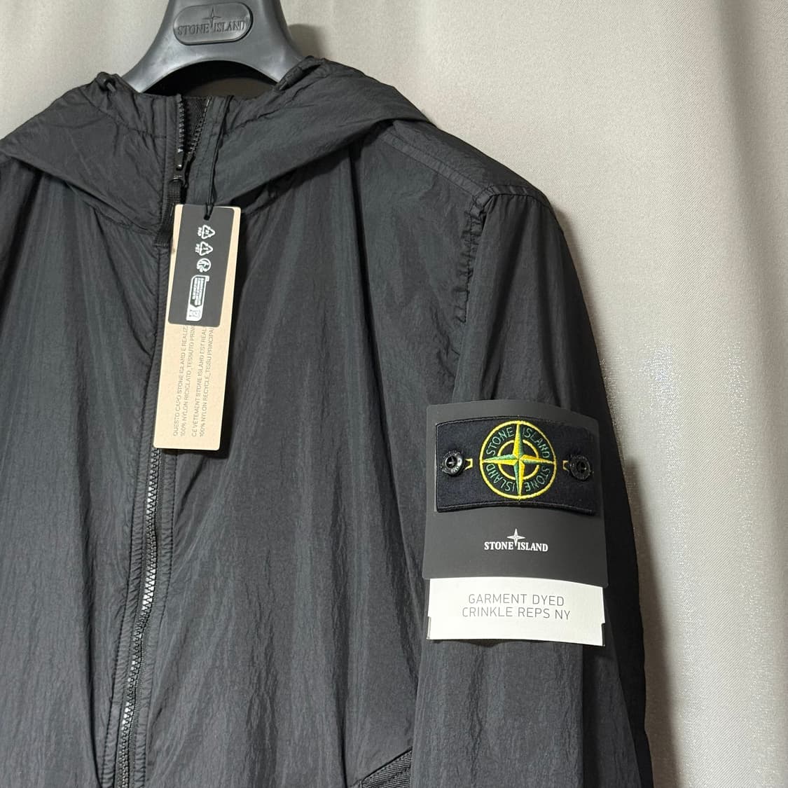 스톤아일랜드 26ss 크링클랩스 바람막이 L 상품이미지3