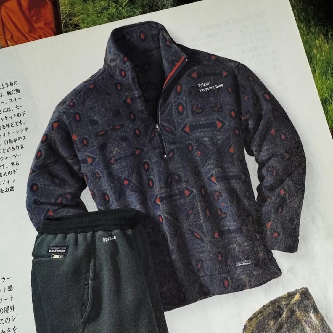 (Rare) 93년 파타고니아 눈없는산 토템 신칠라 플리스 XL사이즈 상품이미지2