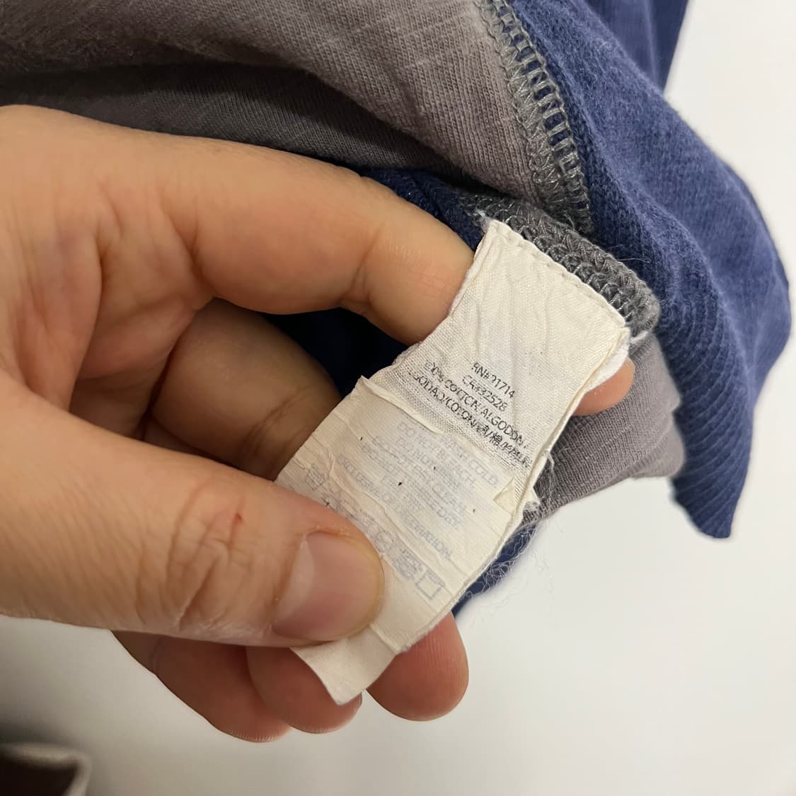 A|X 아르마니 익스체인지 네이비 니트 L 상품이미지3