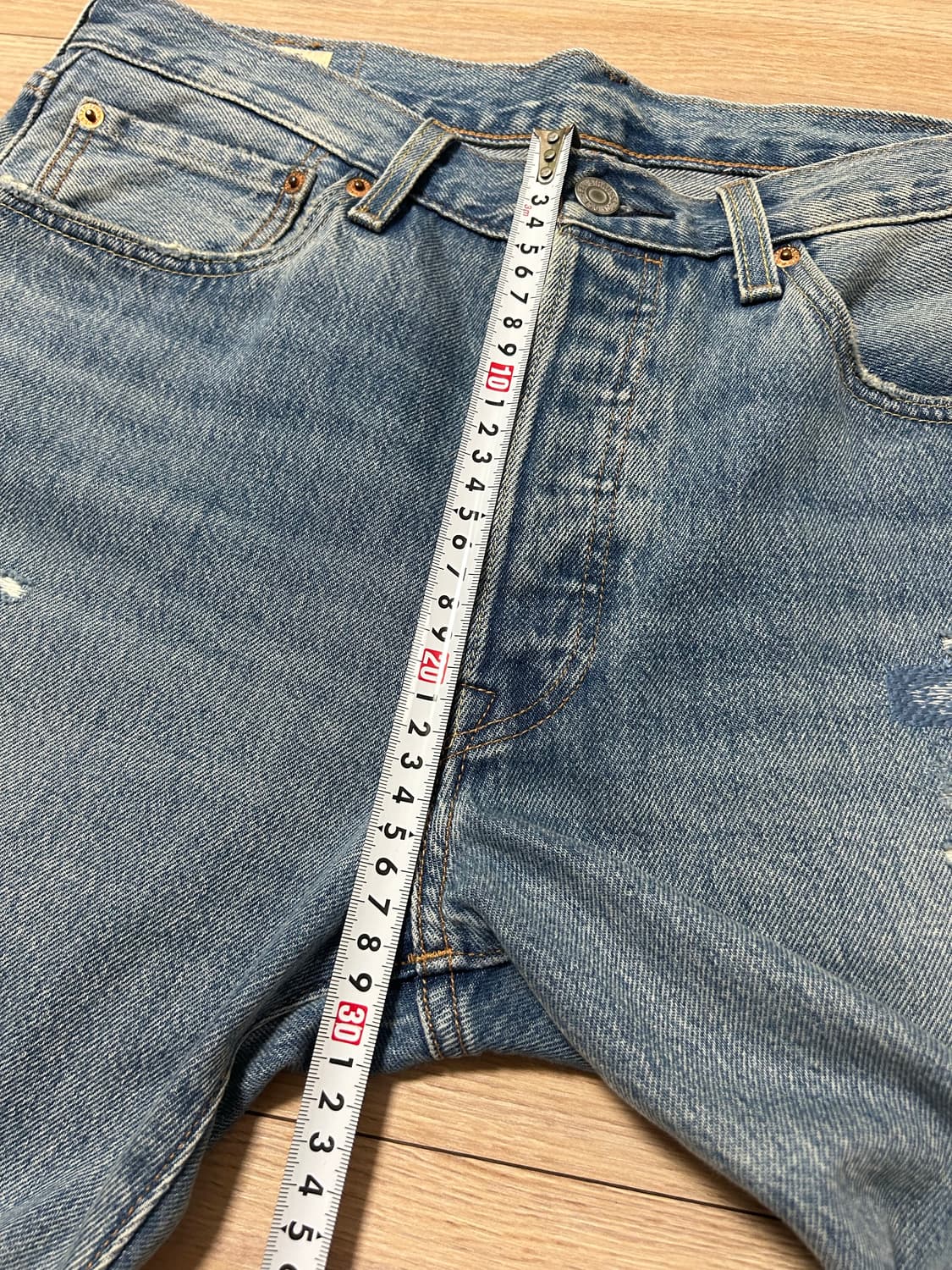 Levi’s 150주년 501 패치워크 데미지 데님팬츠 상품이미지8