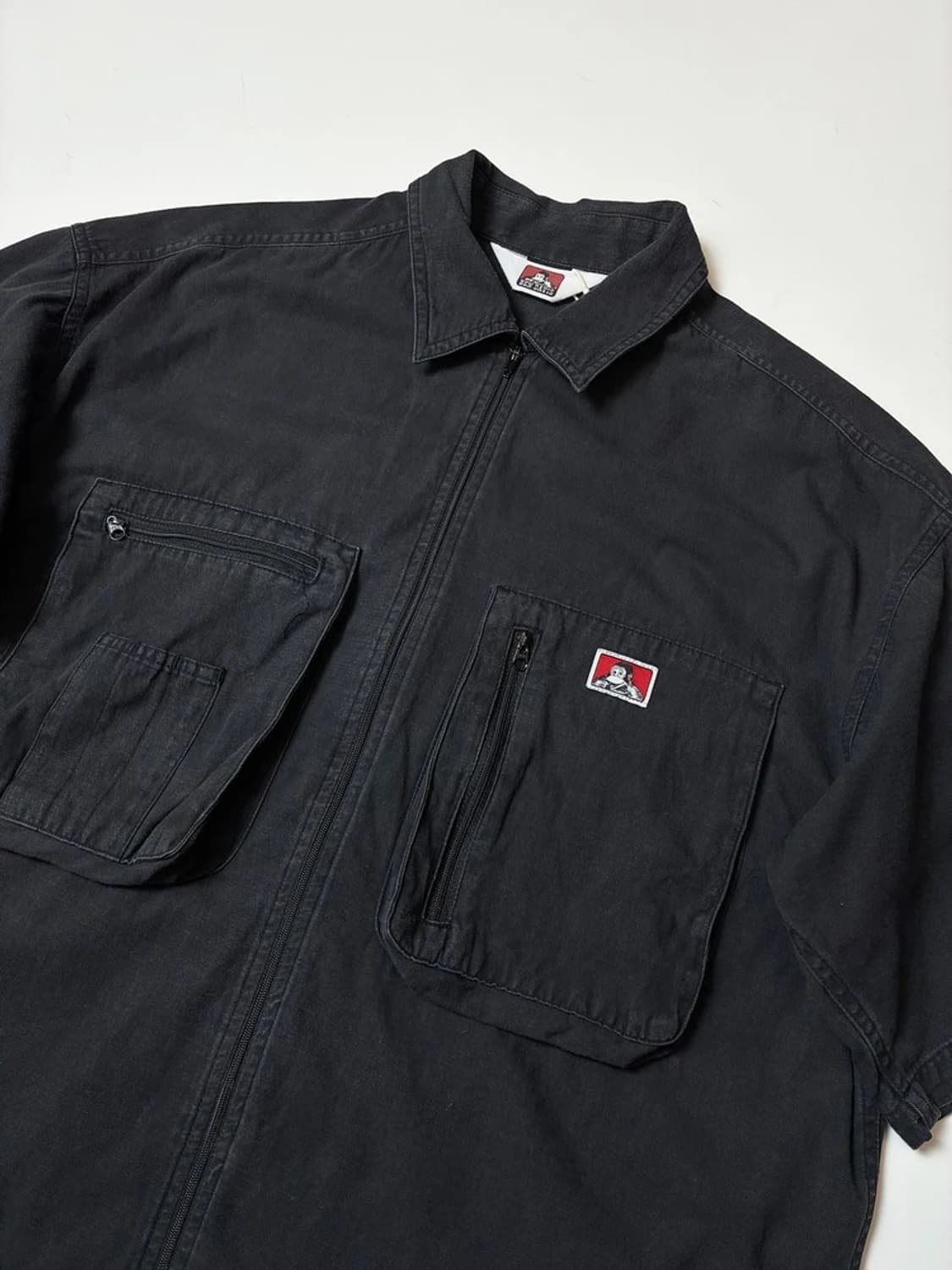 벤데이비스 하프 집업 워크 반팔 셔츠 PN9497 상품이미지2