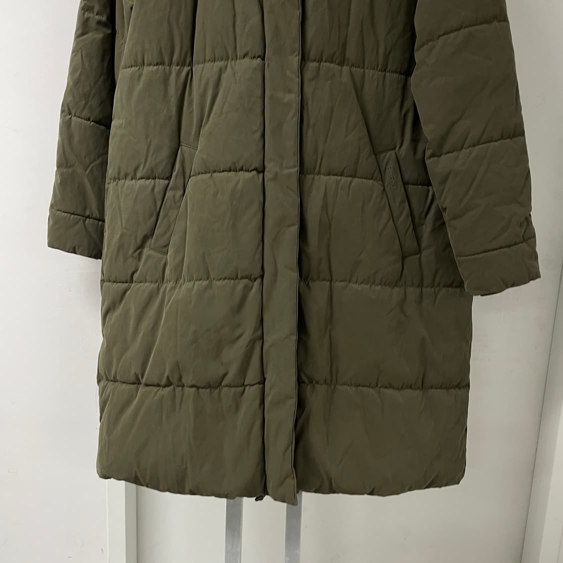 바버 롱 패딩 카키 10(W) 상품이미지3