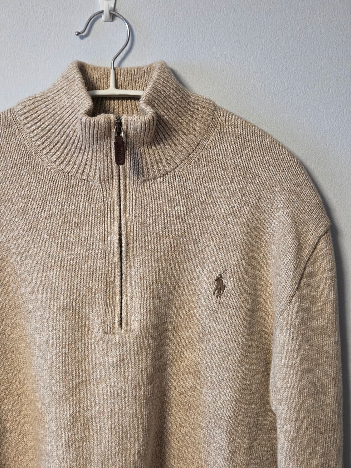 폴로 랄프로렌 모크넥 반집업 스웨터 상품이미지2