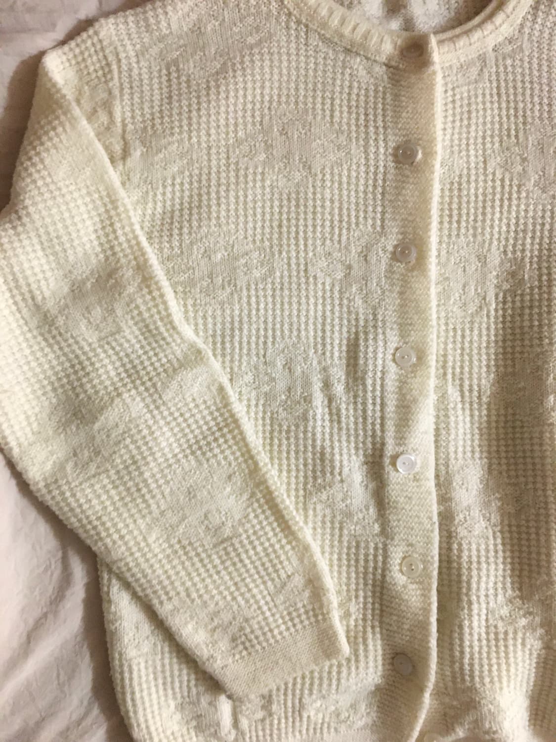 빈티지 아이보리 가디건 상품이미지2