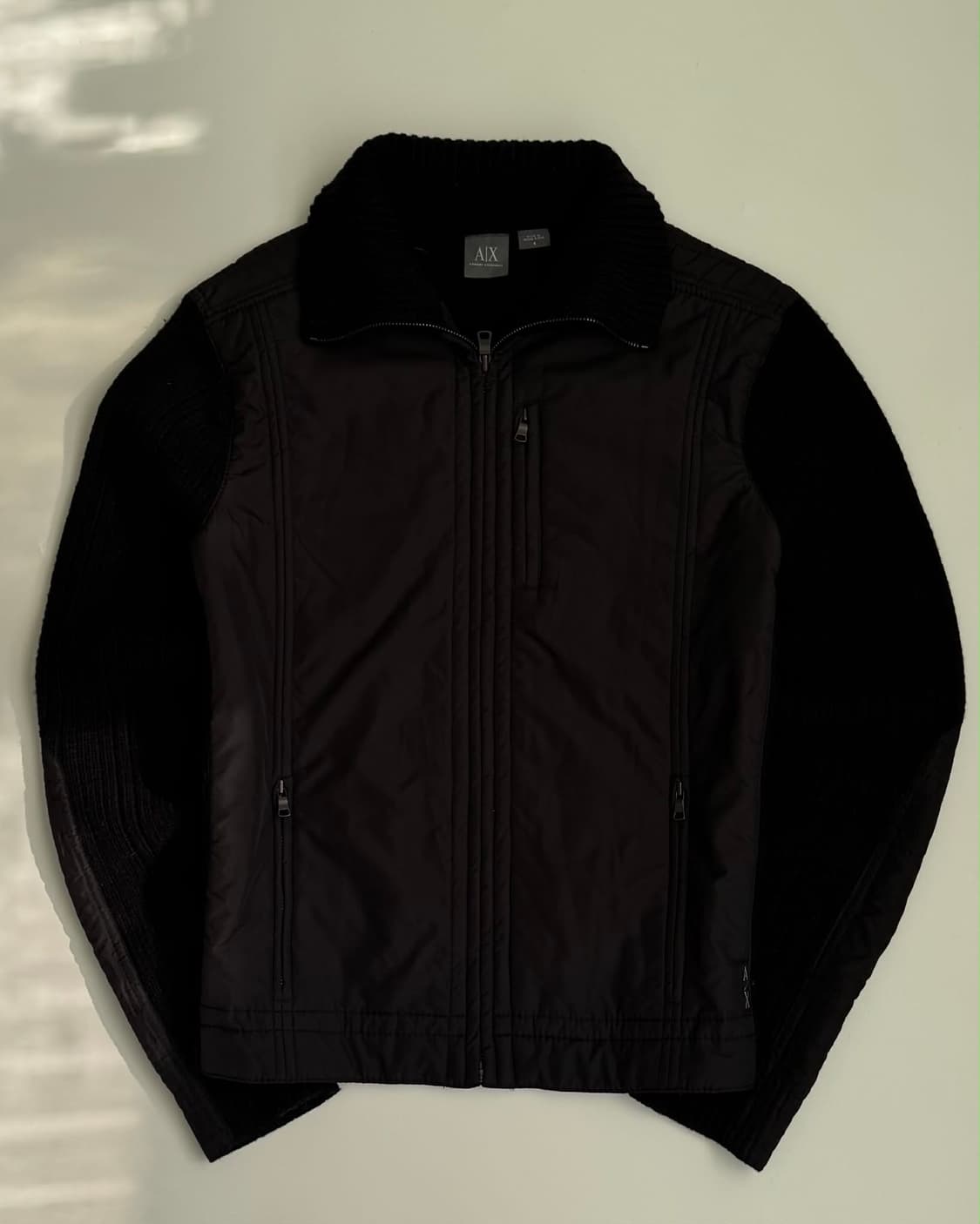 [S] 아르마니 익스체인지 나일론 울  하이브리드 집업 자켓 상품이미지2