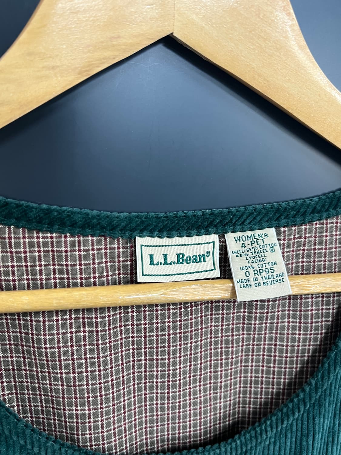 L.L.Bean 엘엘빈 빈티지 코듀로이 롱 원피스 상품이미지5